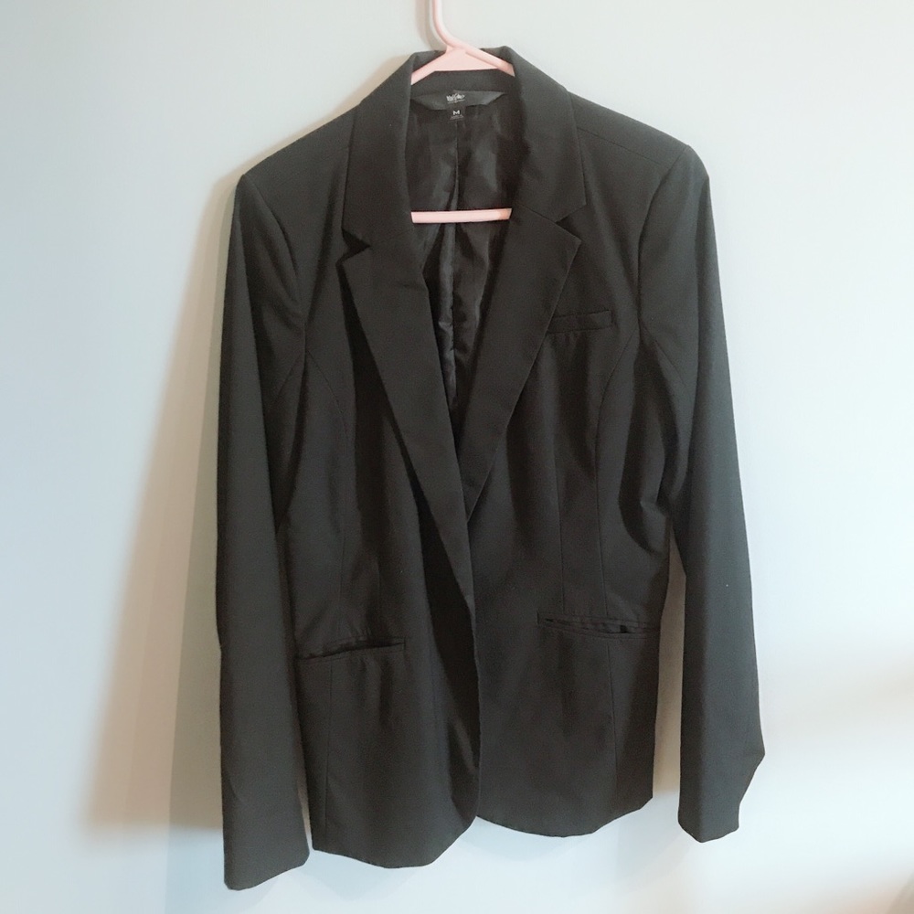 Black suit jacket